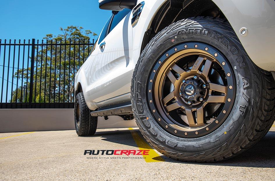 FORD RANGER ANZA MATTE BRONZE WITH BLACK RING